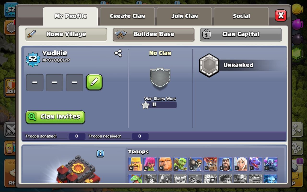 Town Hall 10 (TH10) | Level 52 | Heroes 39/37/16 | 200+ Gems | Full Access - Image 3