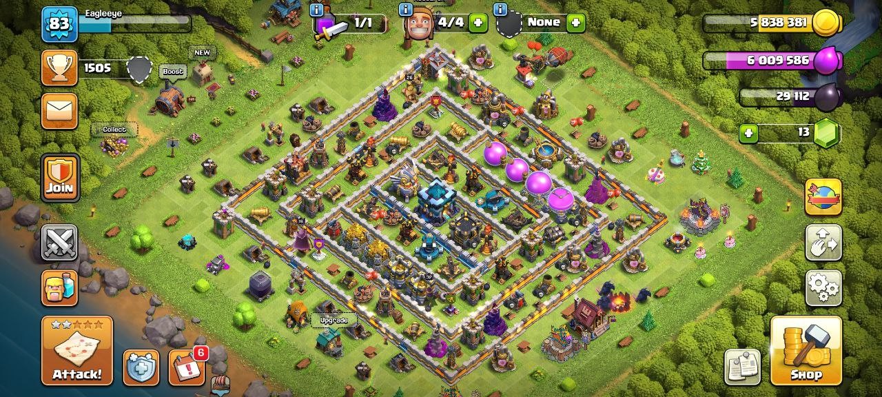 Town Hall 13 (TH13) | Heroes 26/32/21/16 | Name Change Available | Instant Delivery - Image 1