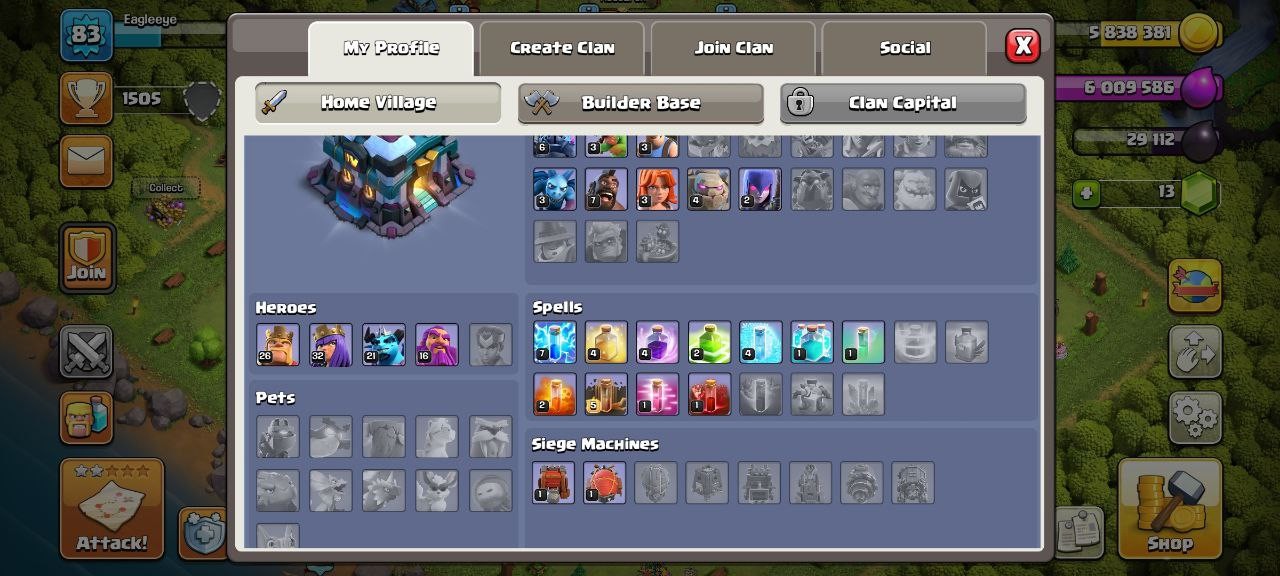 Town Hall 13 (TH13) | Heroes 26/32/21/16 | Name Change Available | Instant Delivery - Image 3