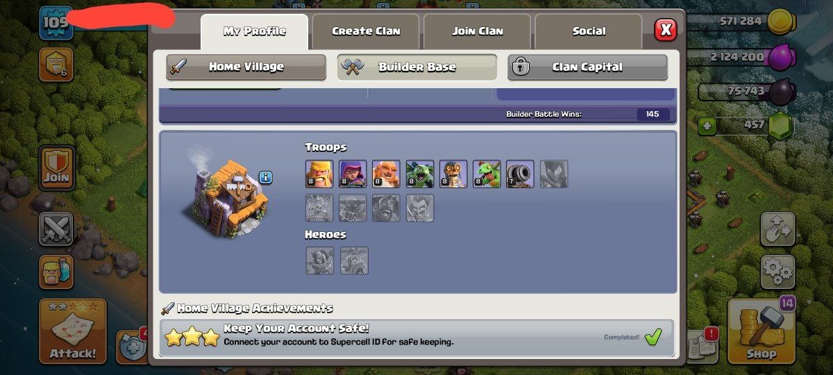 Town Hall 11 (TH11) | Heroes 36/39/20/13 | Level 109 | Instant & Secure - Image 3