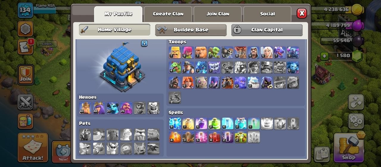 Town Hall 12 (TH12) | Semi-Maxed | Heroes 43/48/27/25 | 1500+ Gems - Image 2