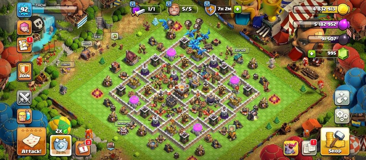 Town Hall 11 (TH11) | Almost Maxed | Heroes 48/48/22/9 | Epic Equipment - Image 1