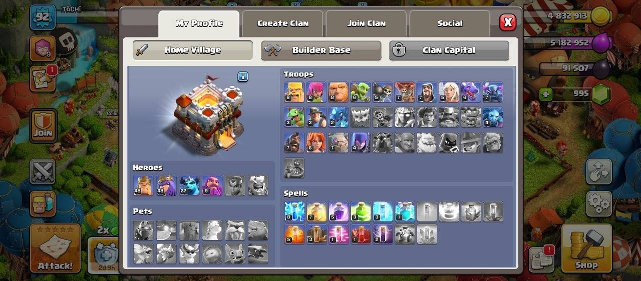 Town Hall 11 (TH11) | Almost Maxed | Heroes 48/48/22/9 | Epic Equipment - Image 2