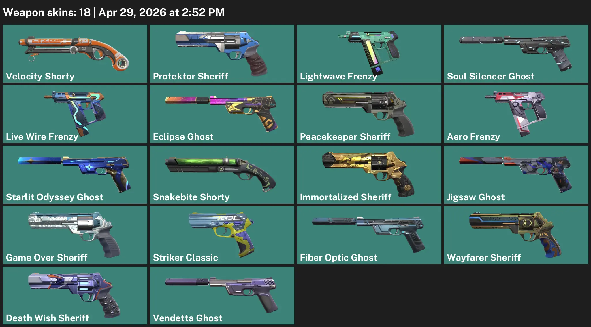 AP⚡18 Skins⚡exp IRON 2⚡Aero Frenzy⚡Jigsaw Ghost⚡Fiber Optic Ghost⚡Eclipse Ghost⚡Starlit Odyssey Ghost⚡#FFI8159 - Image 3