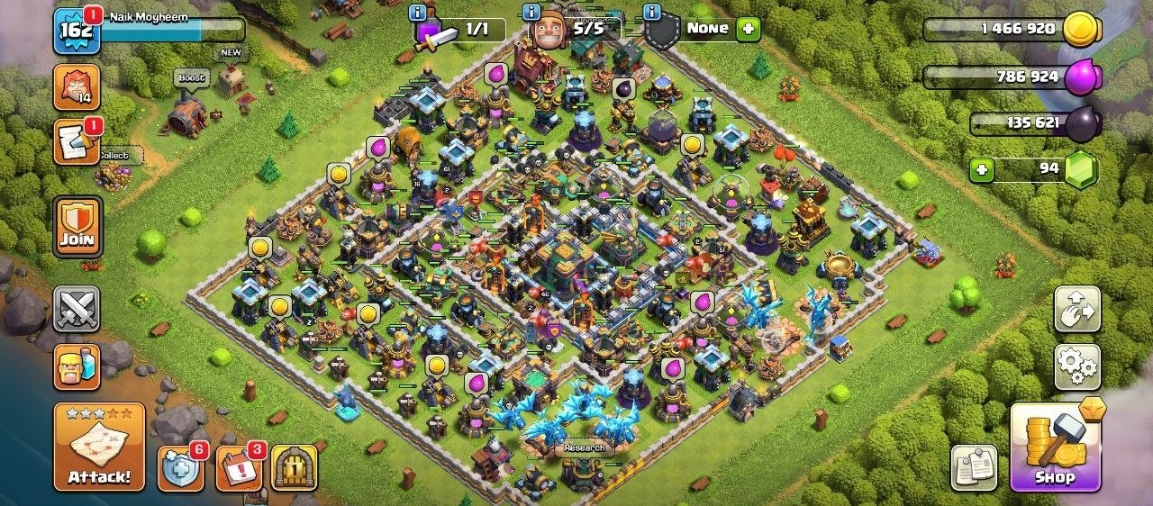 Town Hall 14 (TH14) | Semi-Maxed | 2x Legendary Equipment | Heroes 61/51/43/46/16 - Image 1