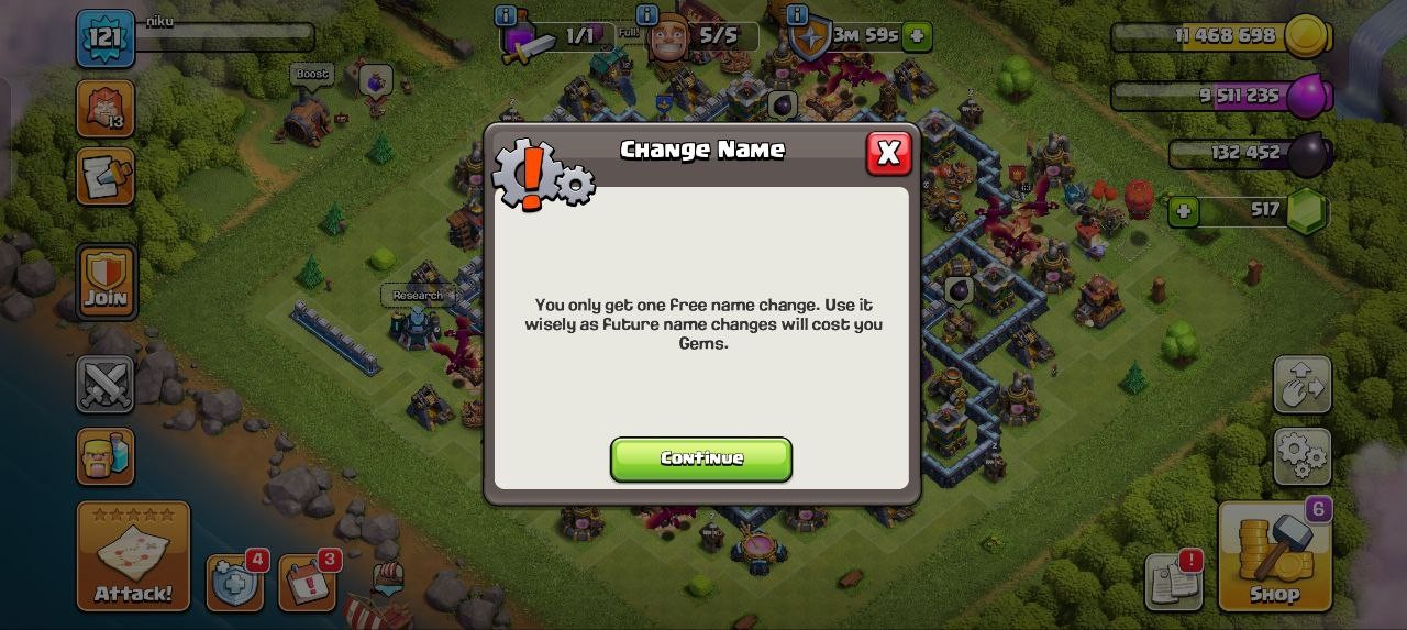 Town Hall 13 (TH13) | 6x Epic Equipment | Semi-Maxed | 5 Builders | Free Rename - Image 5