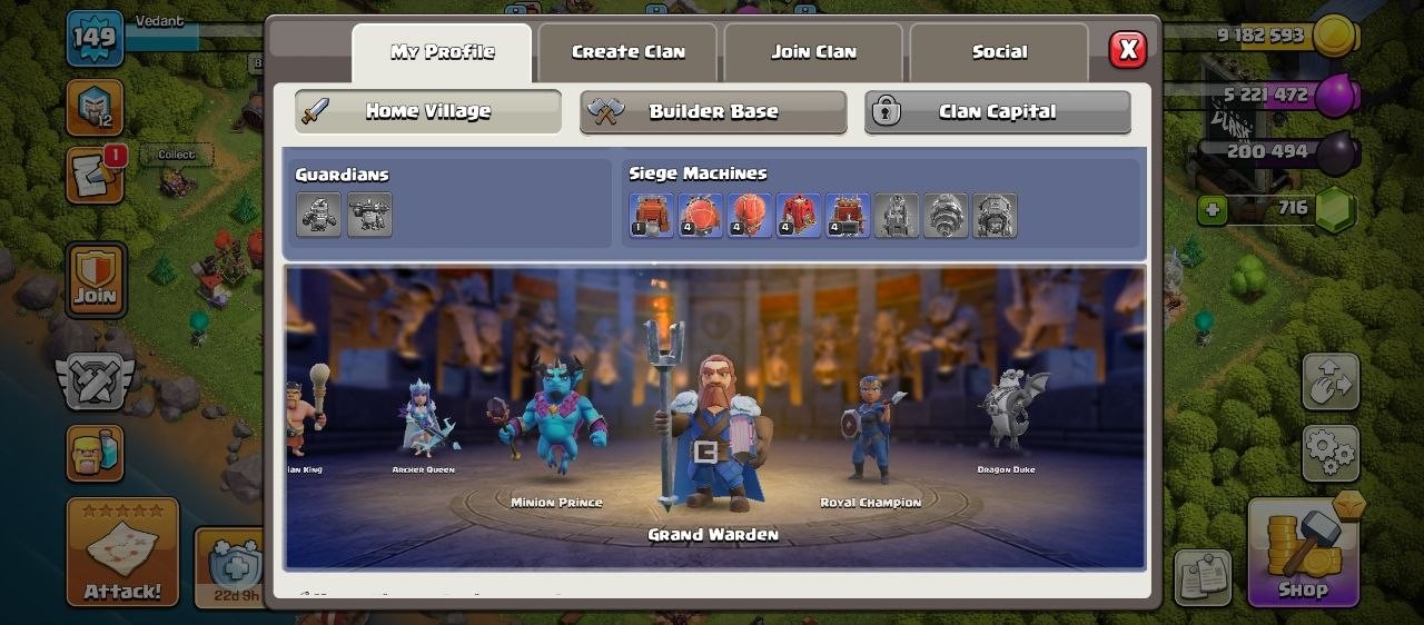 Town Hall 13 (TH13) | Semi-Maxed | Heroes 59/62/43/34/21 | 2x Legendary Equipment - Image 4