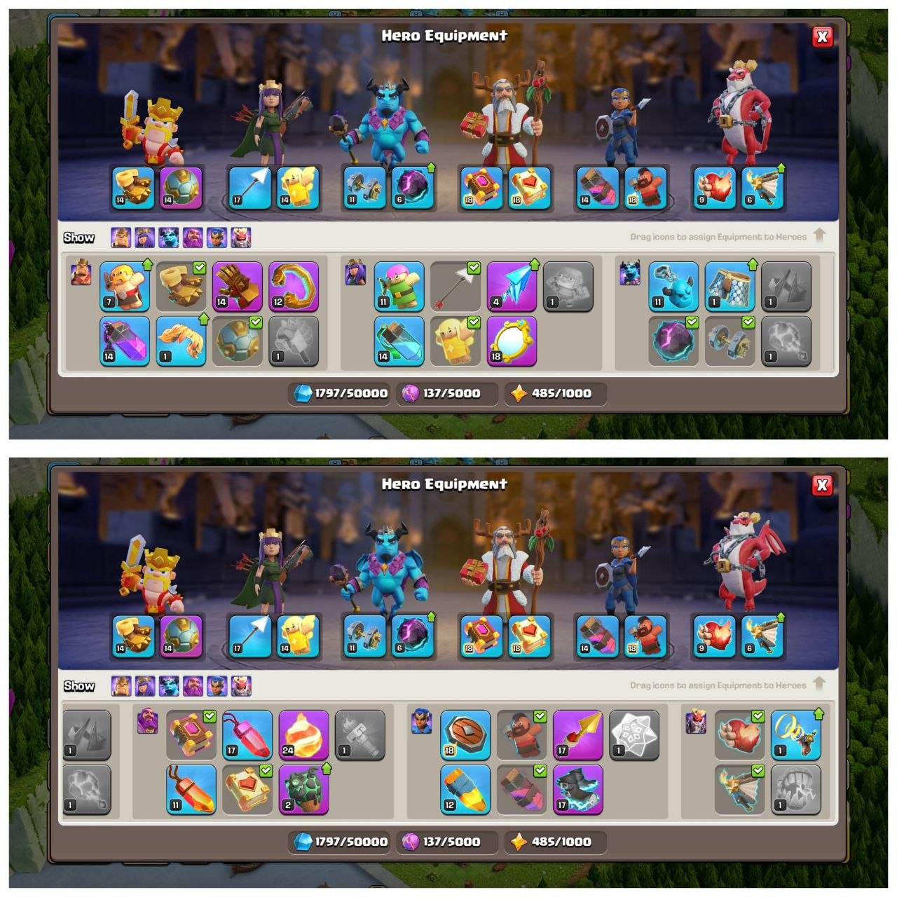 TH16 ALMOST MAX ID⚡️9 EPIC EQUIPMENT⚡️XP-206⚡️HERO 64-80-52-50-36-10⚡️ MAGIC ITEMS⚡️OP LAB⚡️INSTANT DELIVERY 🚚 - Image 3