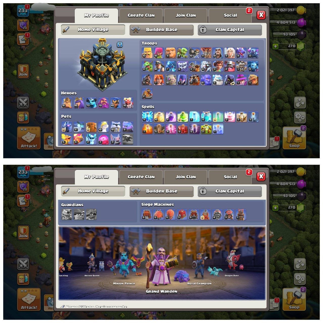 TH17 HALF MAX ID⚡️5 EPIC EQUIPMENT⚡️XP-233⚡️HERO 91-95-73-70-45-14⚡️OP LAB⚡️INSTANT DELIVERY 🚚 - Image 2