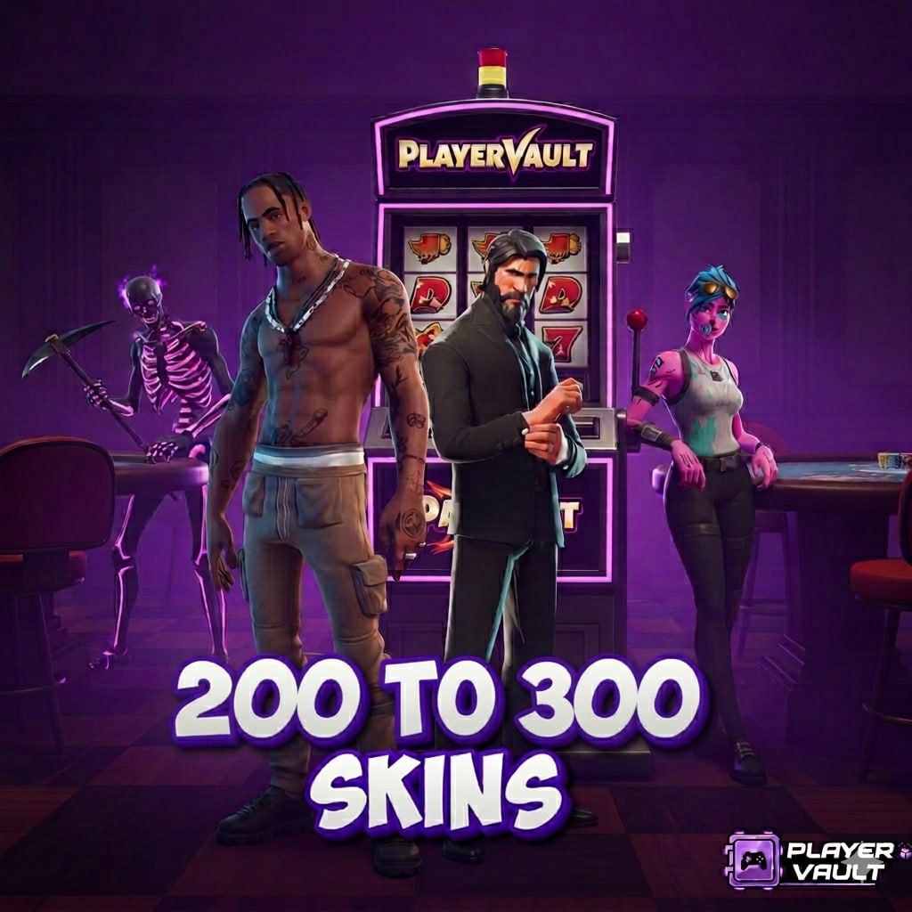 {PSN/XBOX/PC} 200-300 Skins Chance for ( Black knight,Travis scott,Take The L,Leviathane Axe,OG Ghoull trooper,Og skull trooper Or Other) - Image
