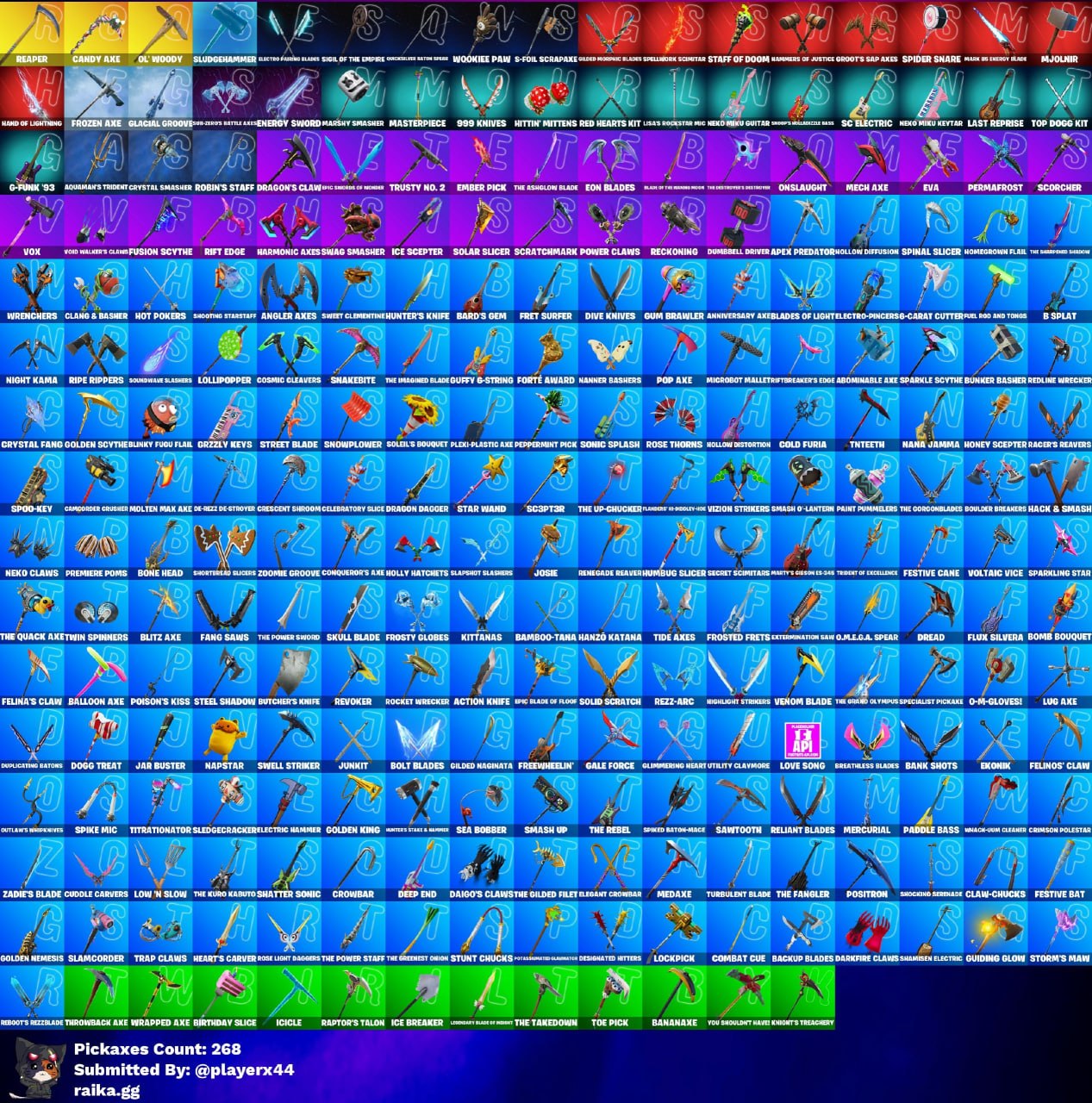 [PC/PSN/XBOX] 259 skins | The Reaper | Elite Agent | Gold Meowscles | Gold Brutus | Gold Midas | Grind | Reflex | Rogue Agent | Clutch | Sentinel | 2200 VB - Image 3