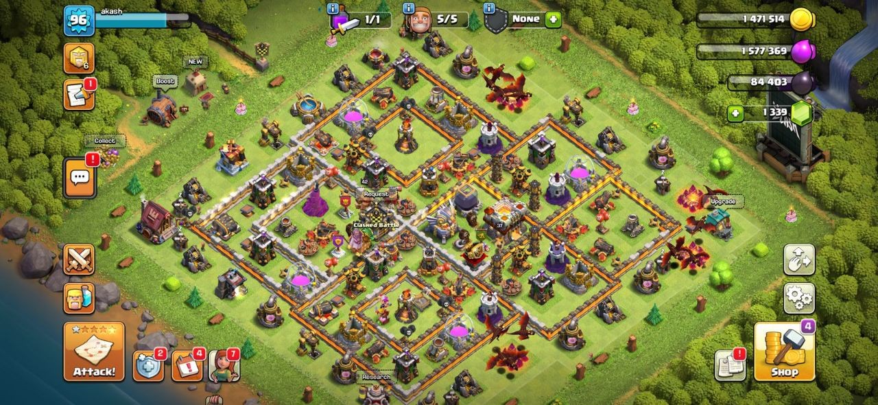 Town Hall 11 | High Defense | 3x Epic Gear | Heroes: 42/37/30/20 | Instant Delivery - Image 1