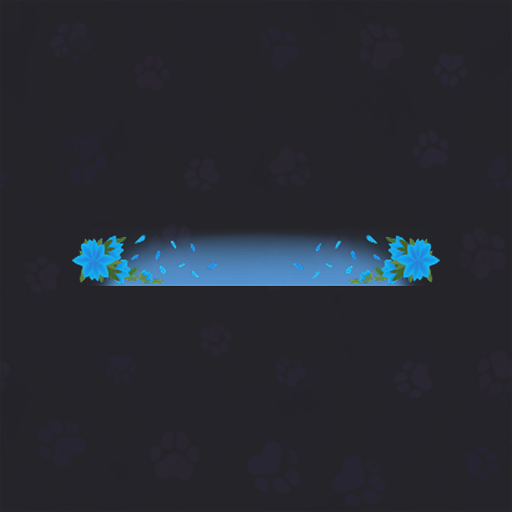 Bluetiful Blossoms Nameplate | Flower Bloom Event Cosmetic - Image 2