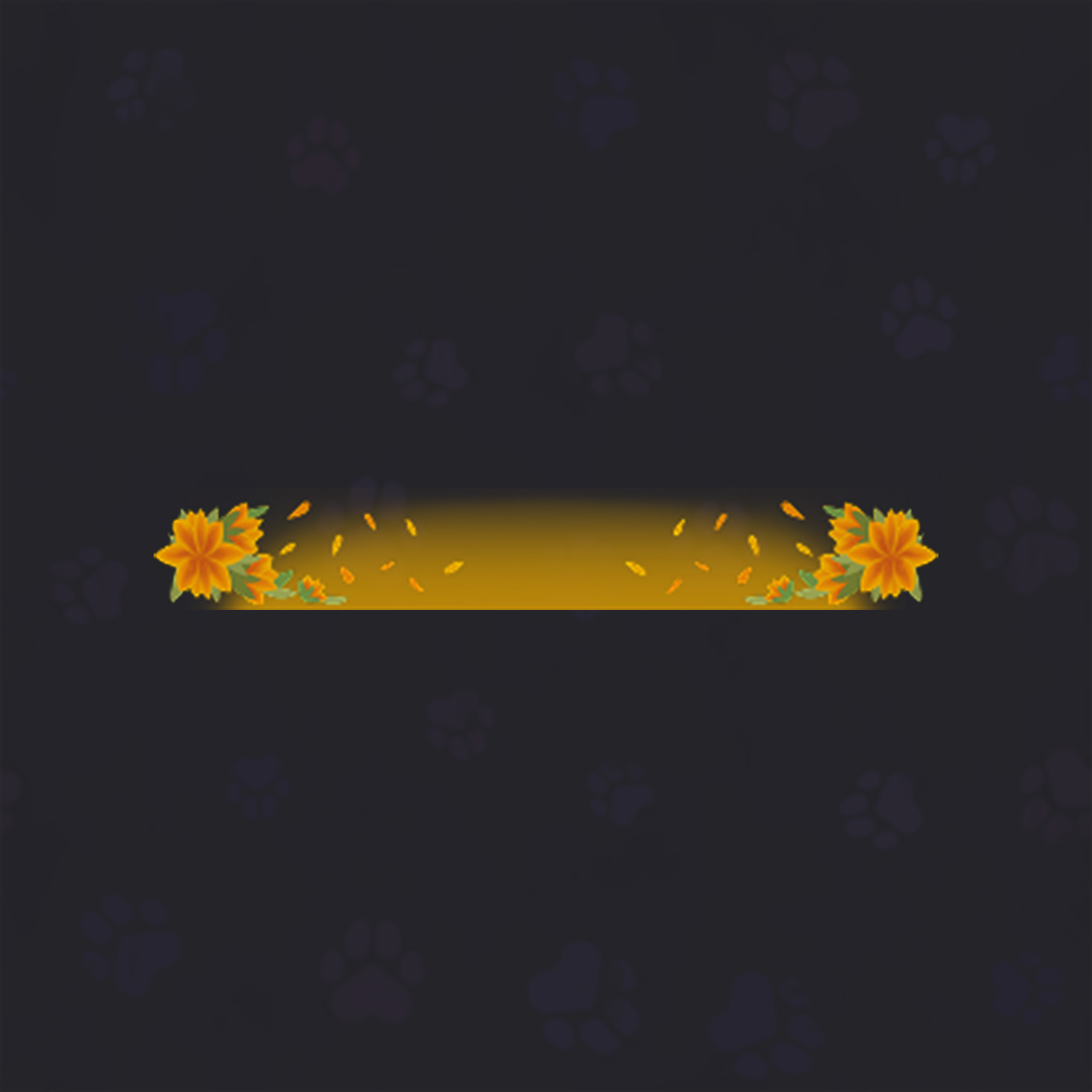 Firey Blossoms Nameplate | Midsummer Cosmetic Service - Image 2