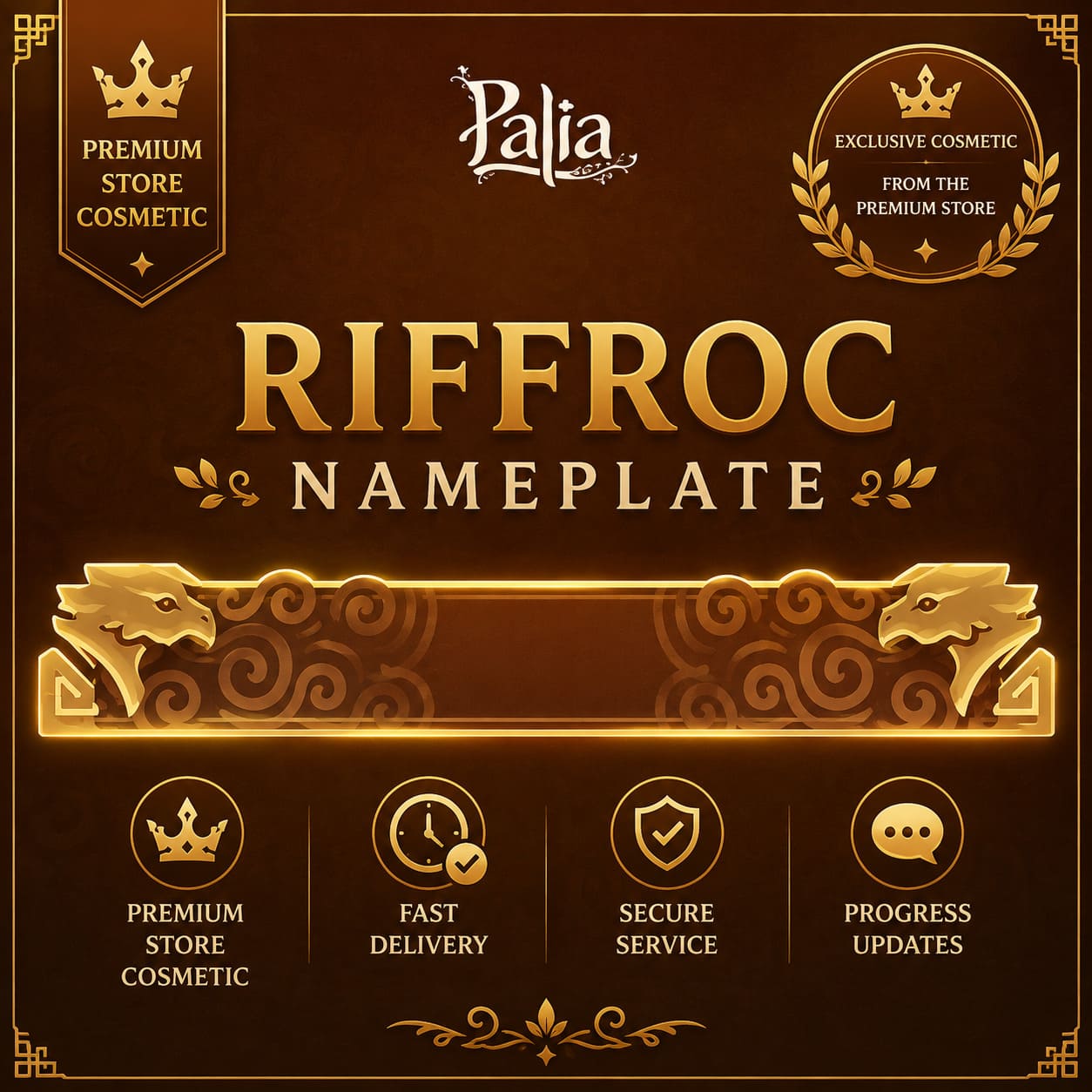 Year of the Riffroc Nameplate | Limited Cosmetic Unlock - Image 1