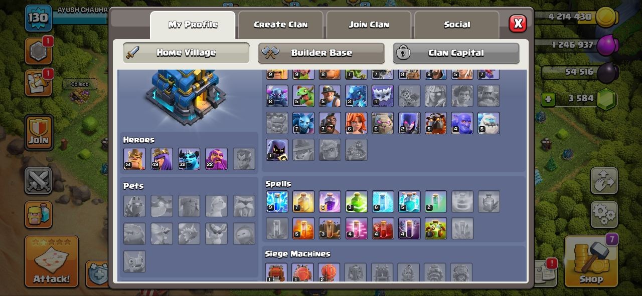 Town Hall 12 | Level 130 | Near Maxed | 2x Epic Gear | Instant Delivery - Image 2