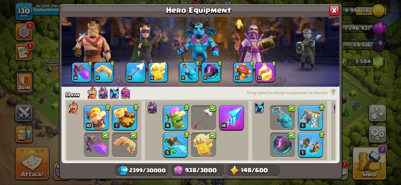Town Hall 12 | Level 130 | Near Maxed | 2x Epic Gear | Instant Delivery - Image 4