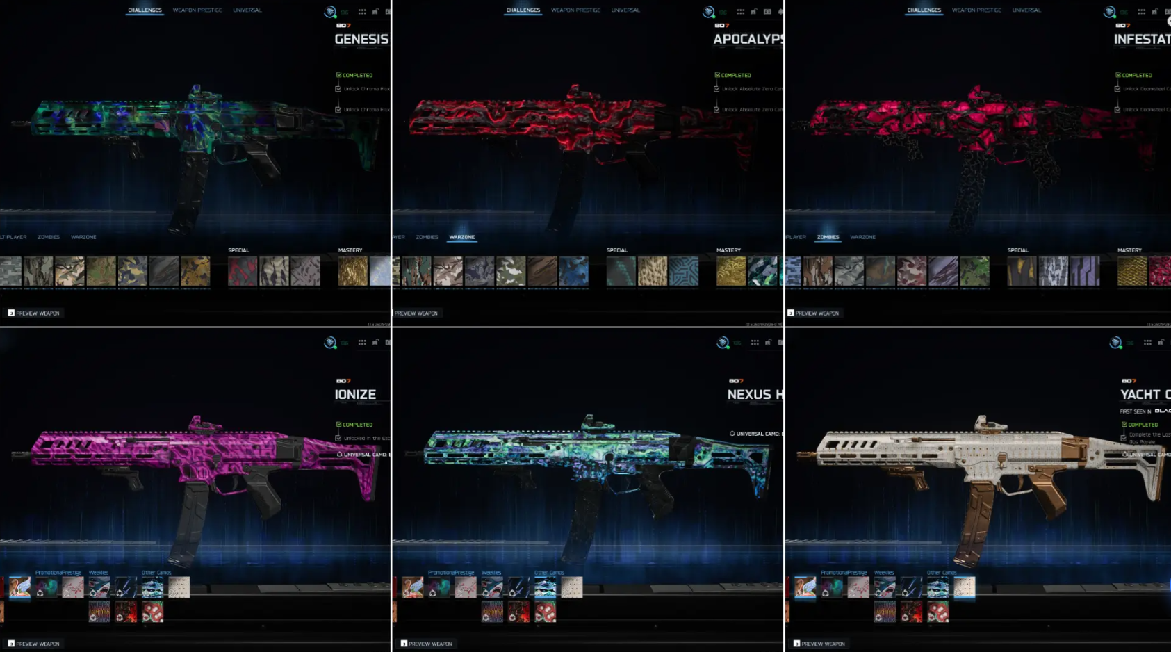 🔥 BO7 🔥 Nexus Horizon 🔥 Prestige Master 142 👑 Singularity 🧪 Infestation ☣️ Apocalypse 💥 Genesis 🍃 1800+ Total Camos 🎯 All Weapons Maxed 🔫 Full Access 🔓 Linkable Steam / Battle.net / PSN / Xb - Image 1