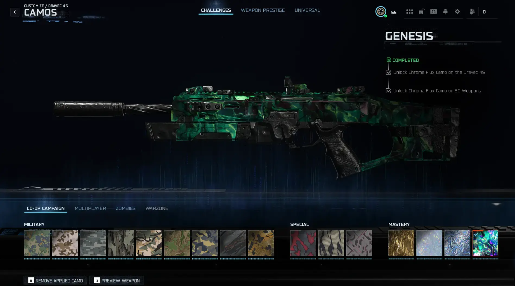 🔥 BO7 🔥 Genesis Camo 💫 450+ Camos 🌌 30× Chroma Flux 🧿 Hard Unlock 🎯 Operators Unlocked 🦂 All CO-OP Camos 🌐 Steam • Battle.net • PSN • Xbox - Image 1