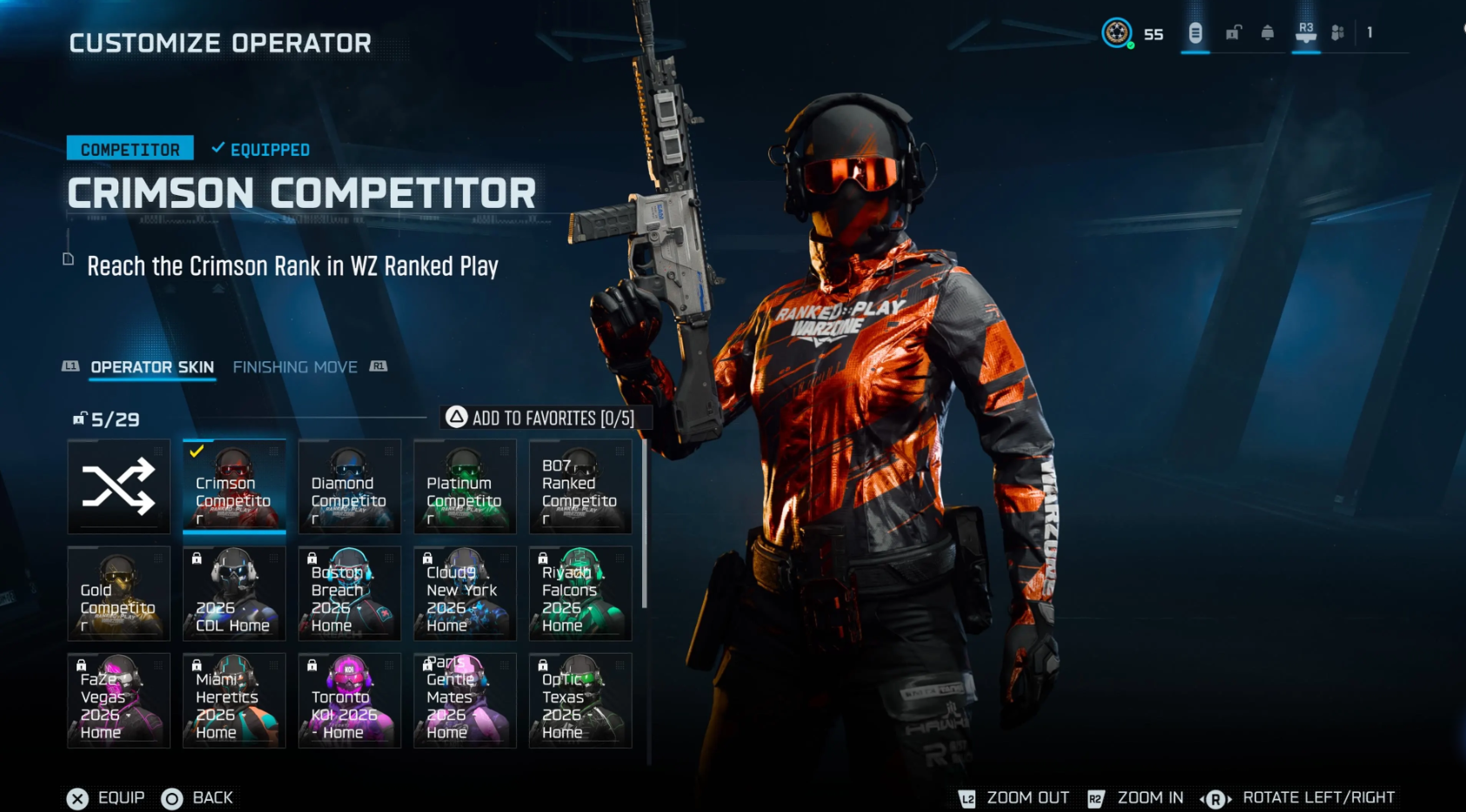 ✨ New WZ ✨ Crimson Rank SR 7500 ✨ Ranked Operators + Crimson Ranked Camos 🎭 Full Access 🔐 Linkable to: Steam, Battle.net, PSN, Xbox 🎮 Ranked Ready 🚀 - Image 2