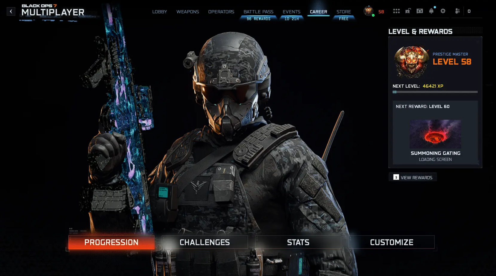 BO7 💃 Prestige Master Lv 58 🧌 Singularity Camo 🐋 All Guns Unlocked 👥 21 Operators ✨ Legit 🧰 Handmade 🔐 Full Access • Linkable Steam / Battle.net / PSN / Xbox | BO7 - Image 2