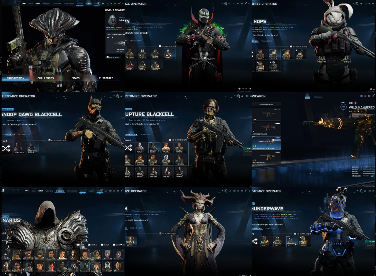 🎇 STACKED 🎇 37x Bundles ✨ Interstellar + Borealis 🛸 200+ Operators 🌟 MW2 & MW3 All Guns Maxed 🔫 200+ Blueprints 🔥 BO6 Prestige 5 🌀 BO7 Prestige 1 ⚡ MW3 Prestige 22 🥇 MW2 Prestige 17 🌐 - Image 4