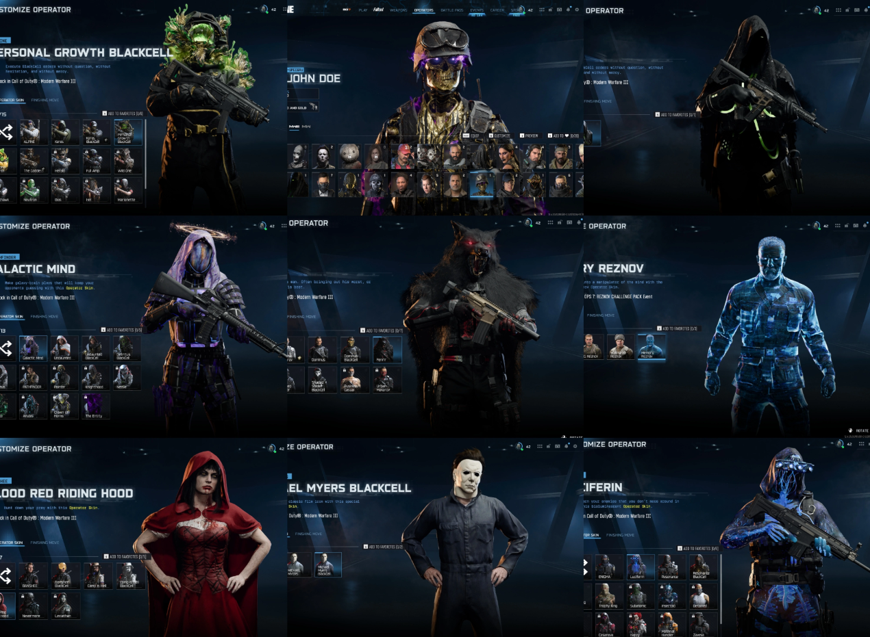 🎇 STACKED 🎇 37x Bundles ✨ Interstellar + Borealis 🛸 200+ Operators 🌟 MW2 & MW3 All Guns Maxed 🔫 200+ Blueprints 🔥 BO6 Prestige 5 🌀 BO7 Prestige 1 ⚡ MW3 Prestige 22 🥇 MW2 Prestige 17 🌐 - Image 3