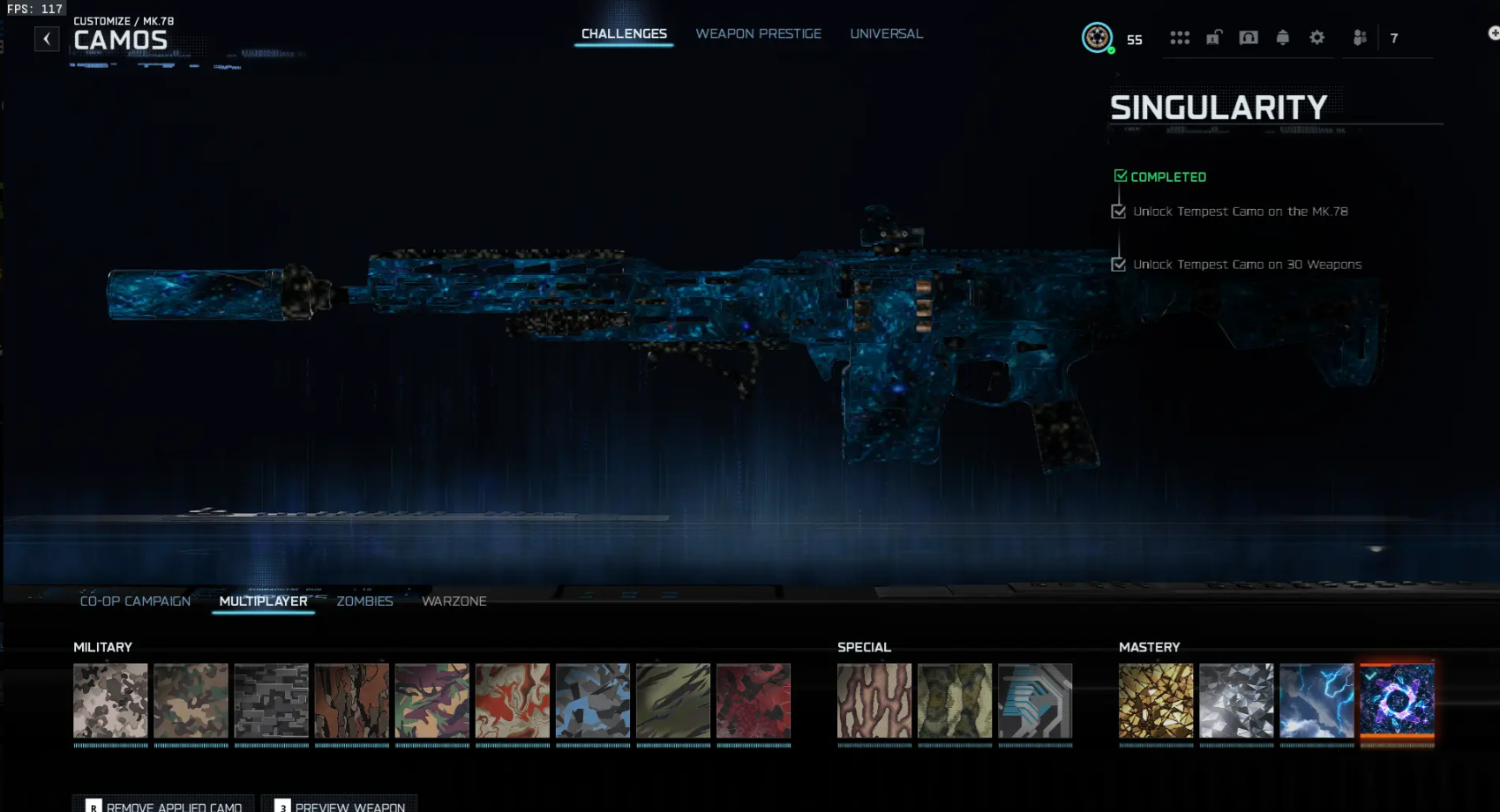 🔥 BO7 🔥 💫 Singularity MP | 🌌 450+ Camos | 🦁 Handmade & Verified | ⚡ Level 55 | 🏹 All Guns Maxed | 🐲 10 Top Operators | 🎮 Playable on Steam / Battle.net / PSN / Xbox - Image 8