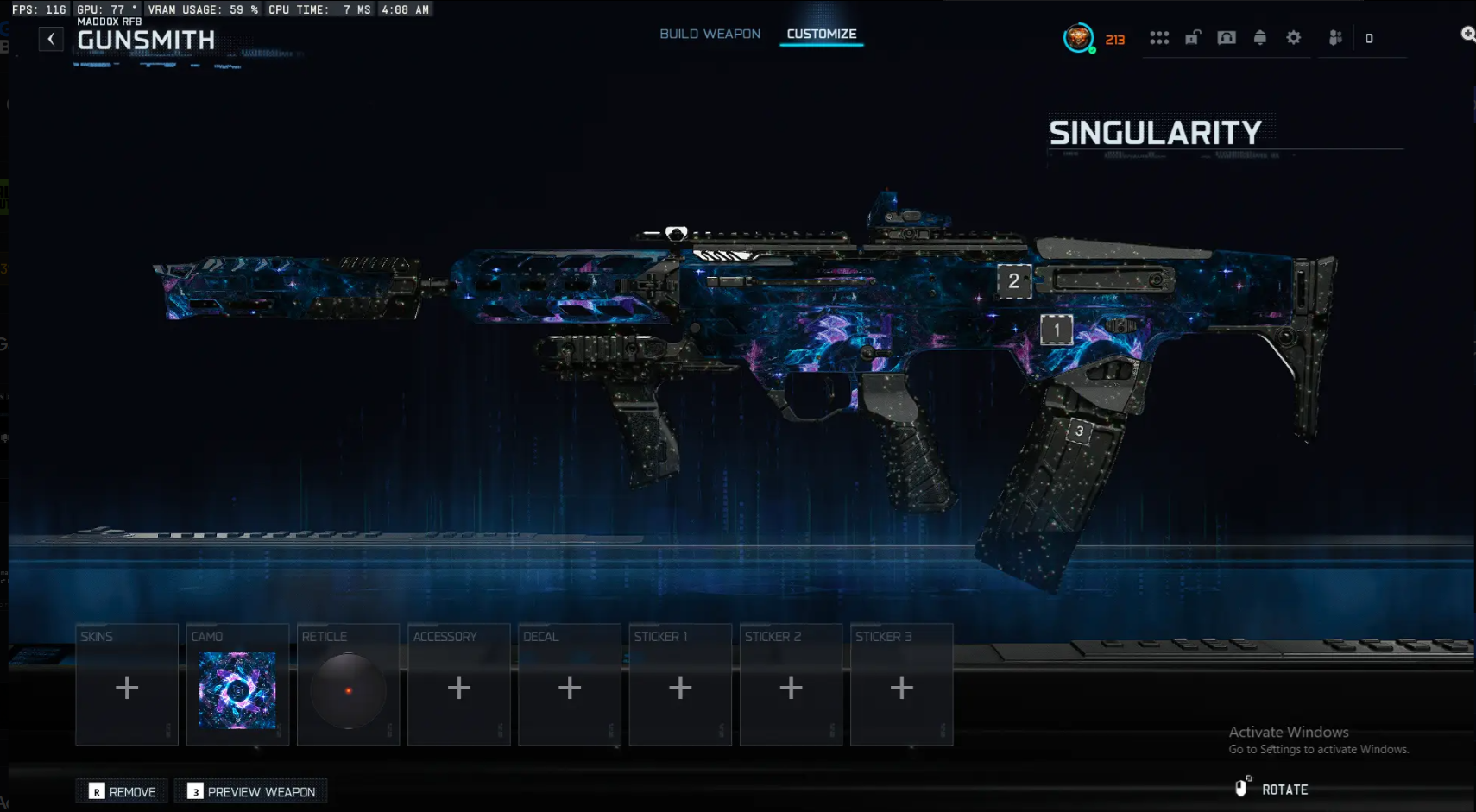 ✨ BO7 Nexus Horizon x Apocalypse x Singularity x Genesis x Infestation 🧨 Prestige Master LVL 213 🔥 1800 Camos 🗡️ All Guns Maxed 🎭 40 Operators 🔓 Full Access • Linkable PS / Xbox / Steam / Battle. - Image 3