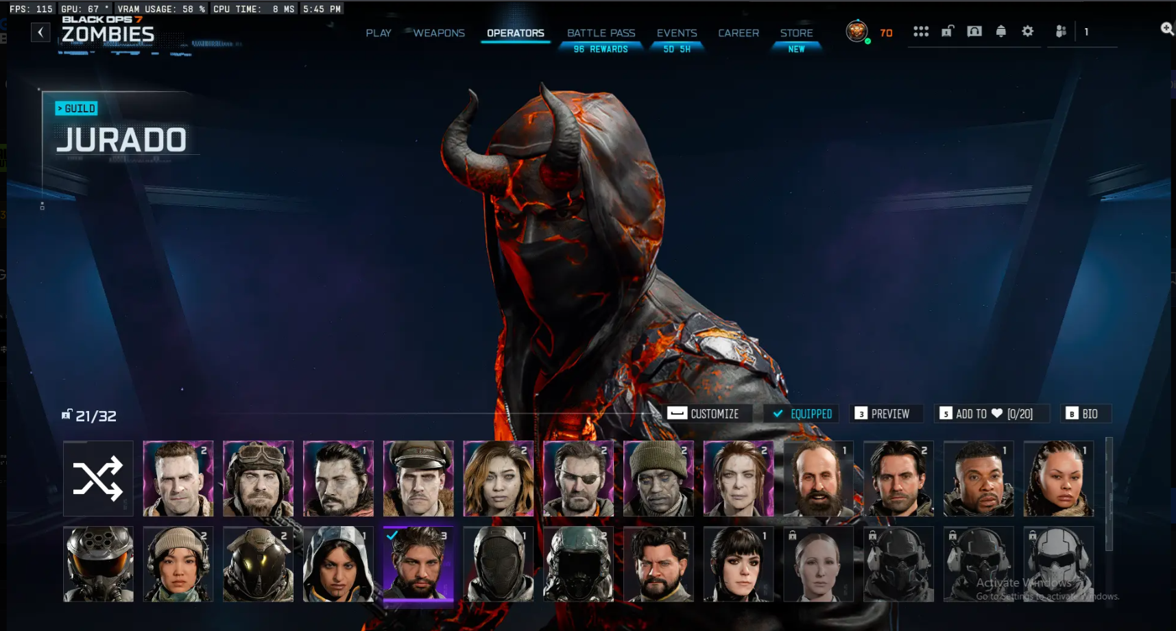 ✨ BO7 Nexus Horizon x Apocalypse x Singularity x Genesis x Infestation 🧨 Prestige Master LVL 213 🔥 1800 Camos 🗡️ All Guns Maxed 🎭 40 Operators 🔓 Full Access • Linkable PS / Xbox / Steam / Battle. - Image 7