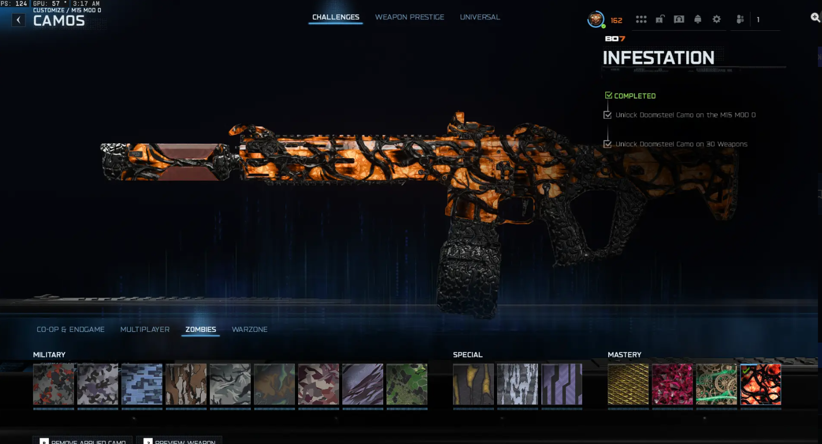 BO7 Vault Edition 💥 Nexus Horizon 🌠 Incandescence Camo 🌋 Prestige Master Level 200+ 🏅 30+ Guns Maxed ⚙️ Fallout Event Bundle ☢️ 38 Unique Camos 🎭 Full Access 🔓 Linkable to Xbox / PlayStation - Image 5