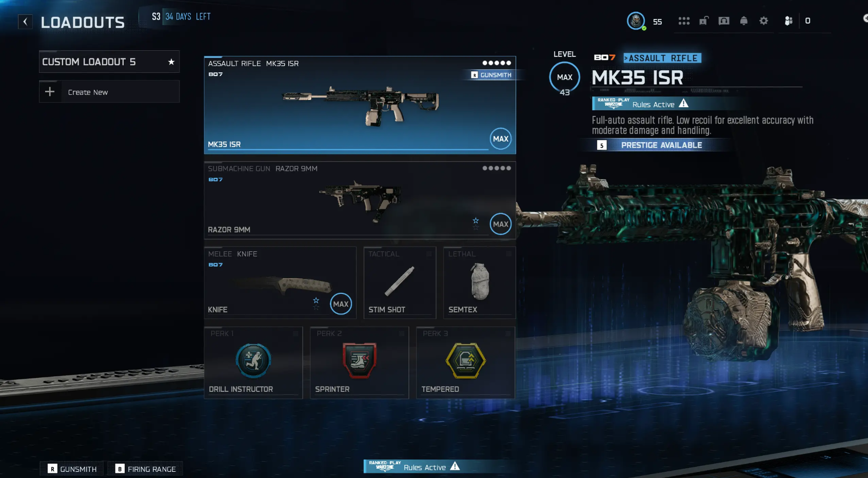 ridescent Rank 🔥 BO7 WZ1 10035 SR SZN 3 💜 Operators + Ranked OPS 🛡️ Full Access 🔑 Linkable to: Steam, Battle.net, PSN, Xbox 🎮 iri Warzone 1 black ops 7 - Image 3