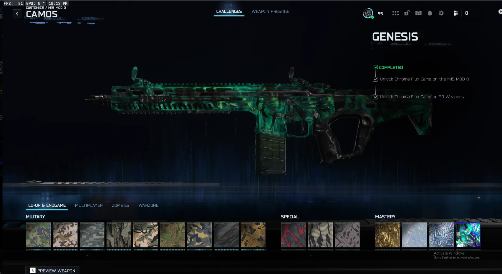 🔥 BO7 🔥 Singularity ✦ Genesis ✦ Infestation ✅ ALL GUNS PRESTIGE 1 MAXED  🎯 1500 Camos ⚡ Event & Prestige Camos 👑 Prestige 7 🔓 Full Access 🌐 Steam • BNet • PSN • Xbox - Image 4