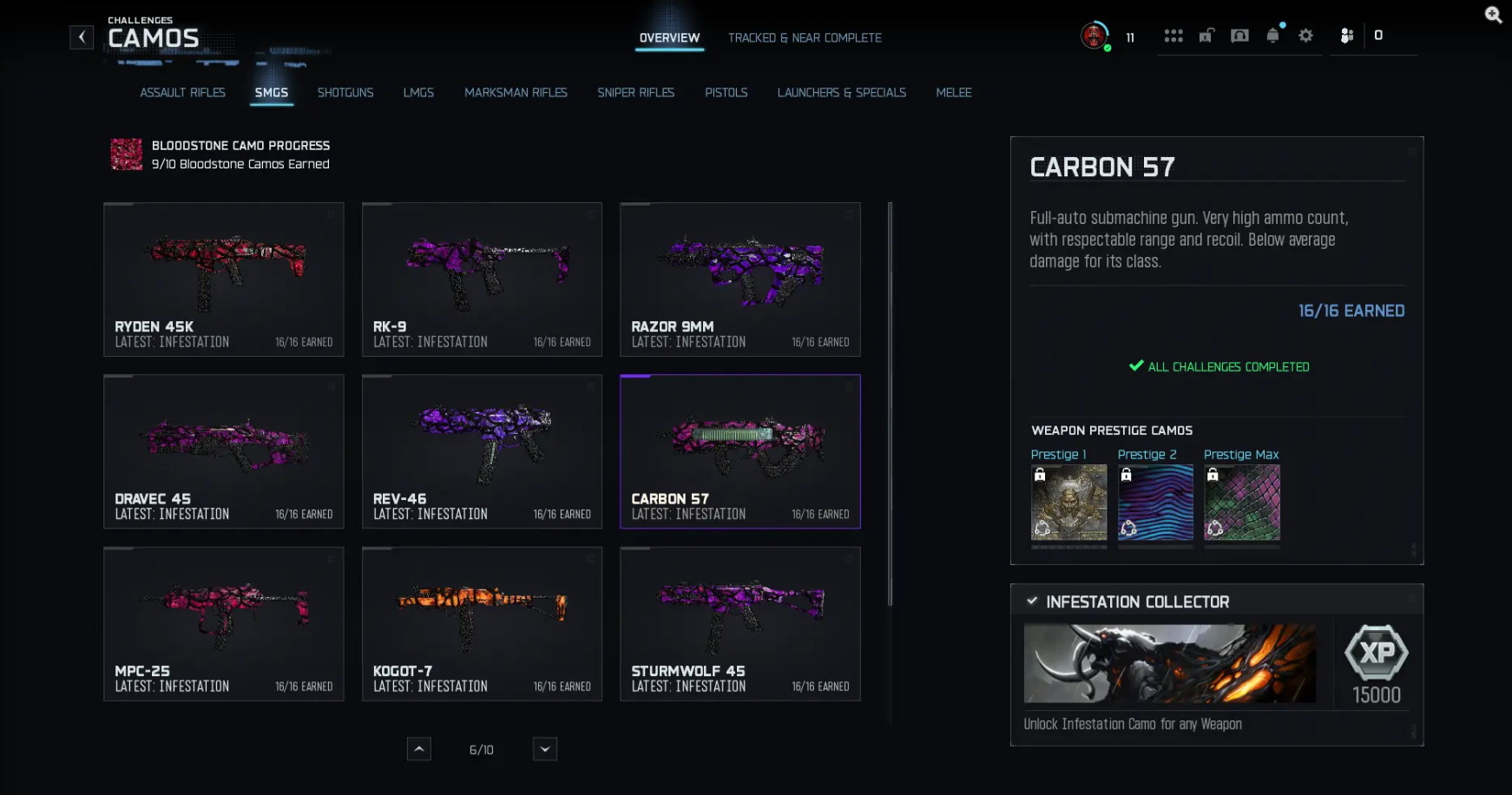 🔥 PRESTIGE MASTER 🔥 ✦ SINGULARITY & INFESTATION ✦ ✨ All Guns Unlocked ✨ 🎯 1000+ Camos 🛠️ Hand-Grinded & Legit 🔓 Full Access 🎮 Steam • BNet • PSN • Xbox - Image 4