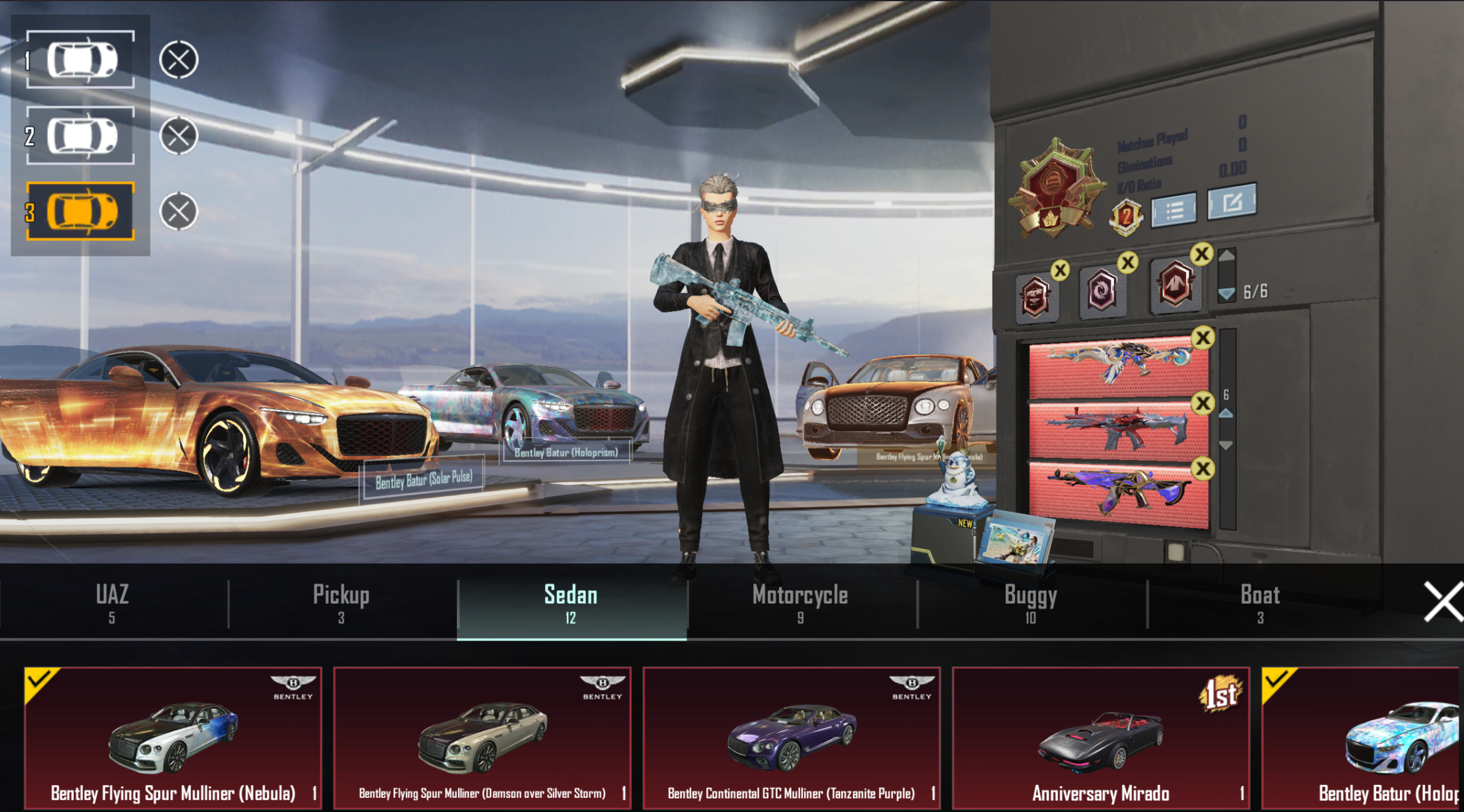 RAREST BENTLEY COLLECTOR 💎 ULTIMATE 9 👑 X-SUITE LVL 5 🔥 10x SUPER CARS 🚀 3x DROP 🎁 1x MASTERPIECE 🖼️ INFERNO HELMET 🔥 FACE + HAIR OPEN ✨ FULL ACCESS - Image