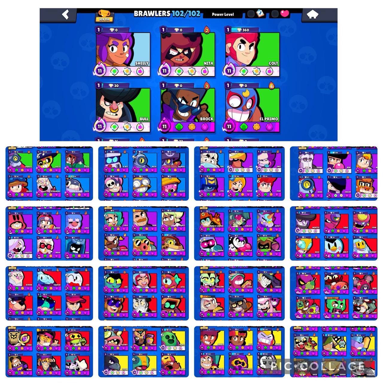 MASTERS, METEORIC FAME 3, 101 HYPERCHARGED, 104k TROPHY, 402 SKINS, 44 BUFFIES, 93 PRESTIGE, 1.3k PINS, NEAR MAX TH 14, VB42 - Image 2