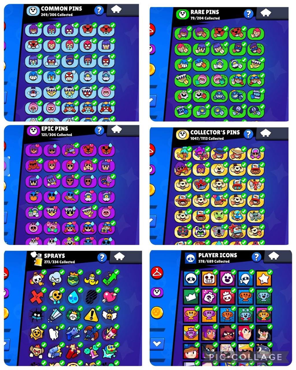 512 SKINS, MATCHERINO PIN, METEORIC FAME 3, 3v3 - 8.8K+ , 90.6k+ TROPHY, 74 PRESTIGE, 75 MAX & 70 HYPER, 101 BRAWLERS, 18 BUFFIES, 1500 PINS, VB30 - Image 4