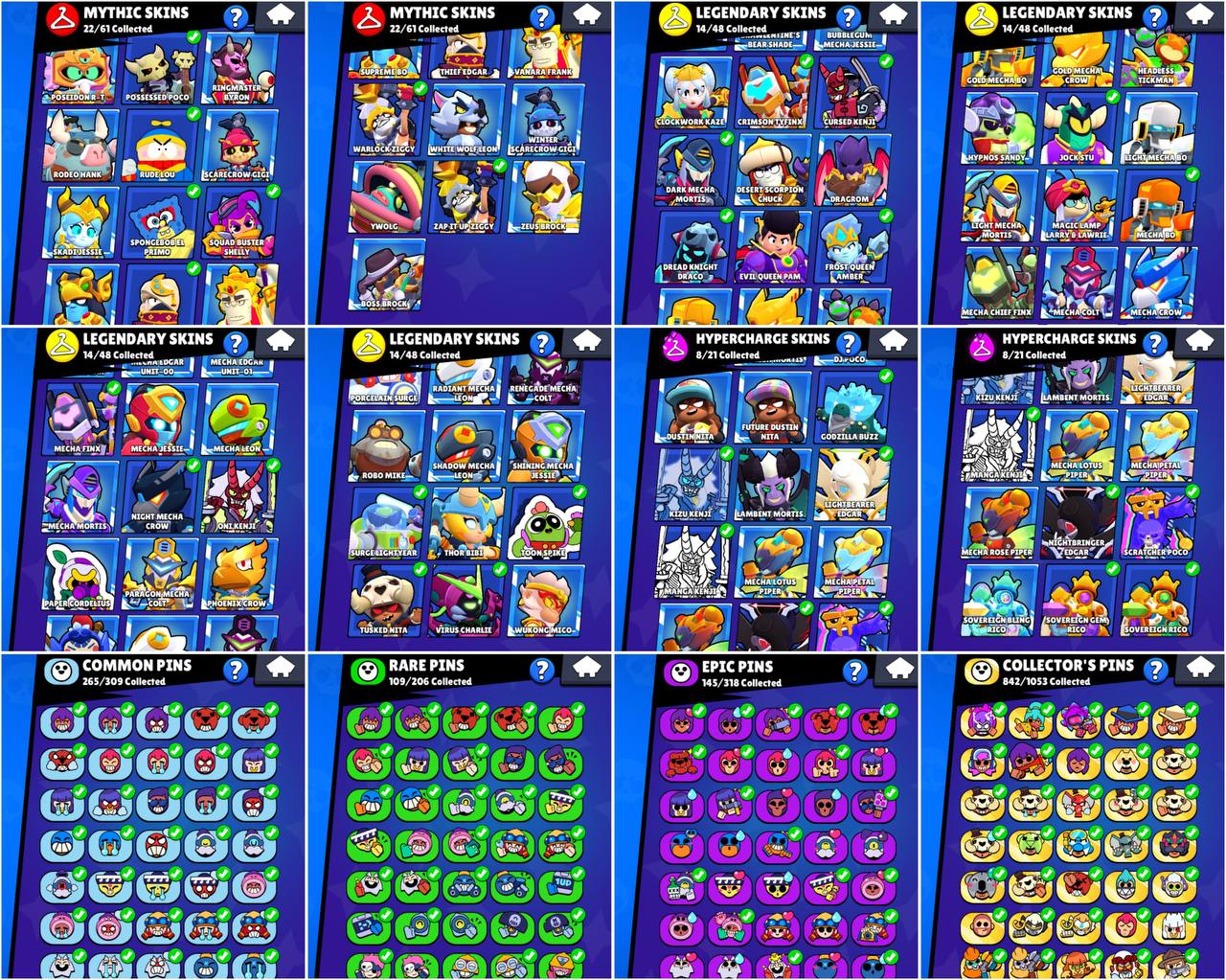 OG 2019, LEADERBOARD PRESTIGE 1, METEORIC FAME, 2 MATCHERINO PIN, 104k+ TROPHY, 27.3k 3v3 WINS, 101 HYPER CHARGED, 431 OP SKINS | HV382 - Image 5