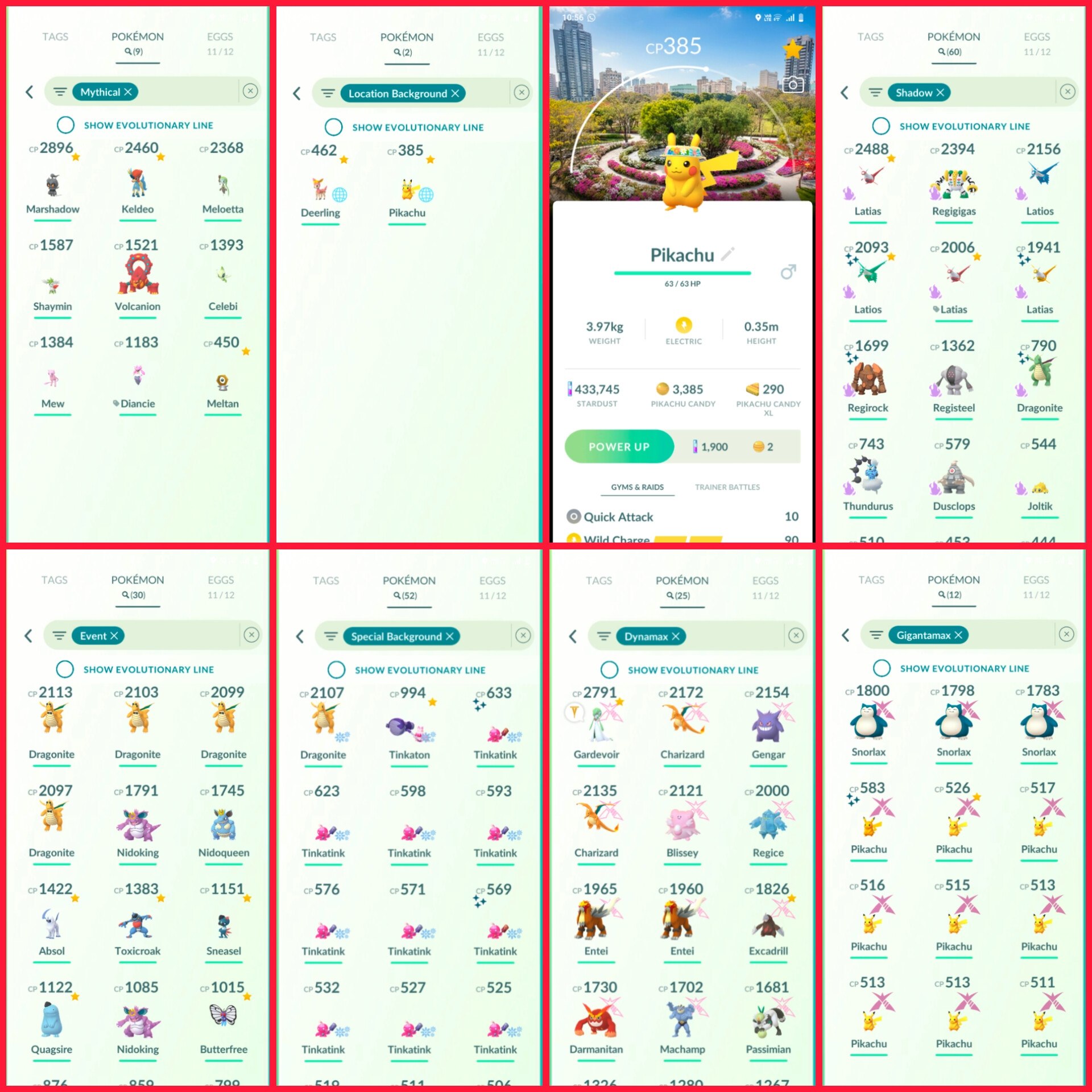 MEW - HO-OH - RAYQUAZA LUGIA  LVL 69 STACKED ACCT 37 HUNDO IV) 193 SHINY | 100 LEGENDARY | G- MAX D- MAX | INSTANT - Image 2