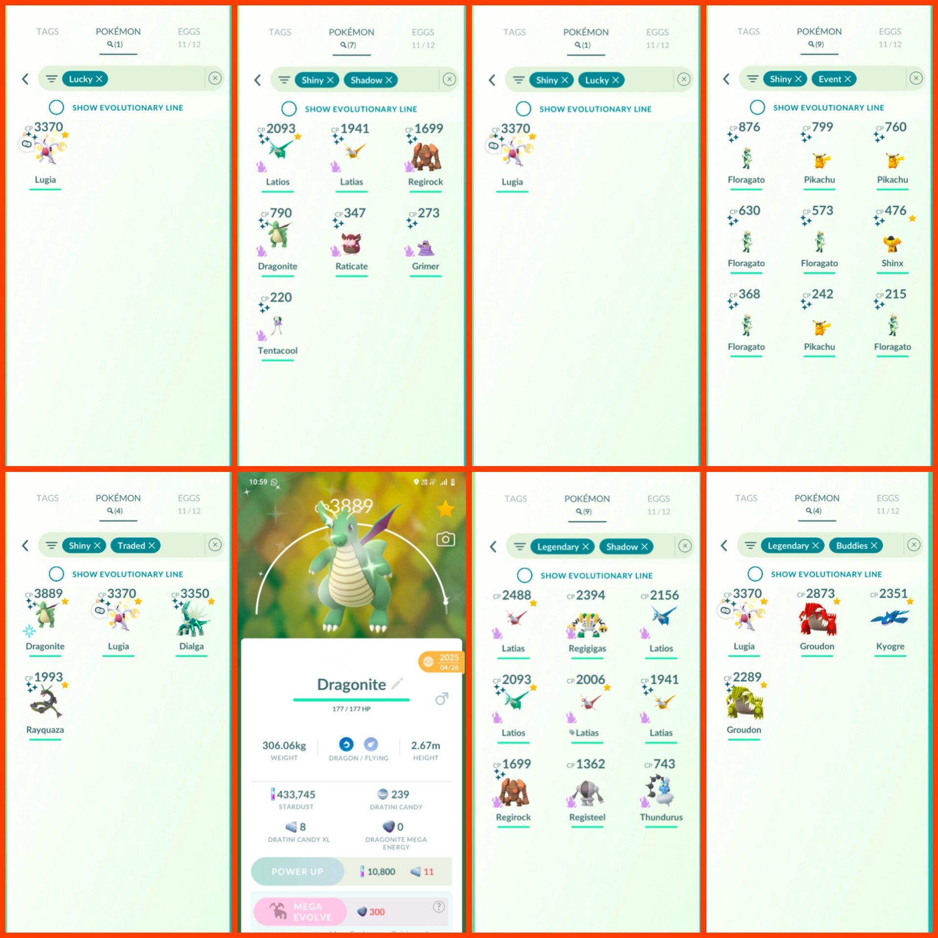 MEW - HO-OH - RAYQUAZA LUGIA  LVL 69 STACKED ACCT 37 HUNDO IV) 193 SHINY | 100 LEGENDARY | G- MAX D- MAX | INSTANT - Image 4