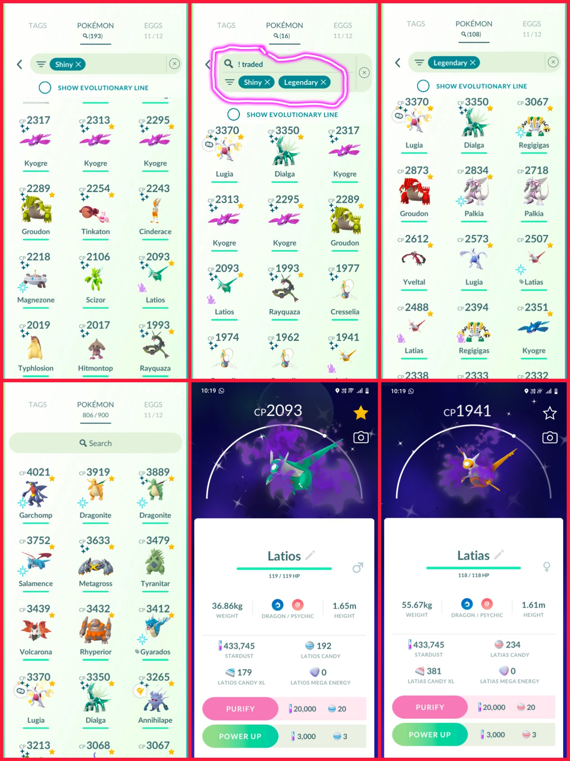 MEW - HO-OH - RAYQUAZA LUGIA  LVL 69 STACKED ACCT 37 HUNDO IV) 193 SHINY | 100 LEGENDARY | G- MAX D- MAX | INSTANT - Image 6