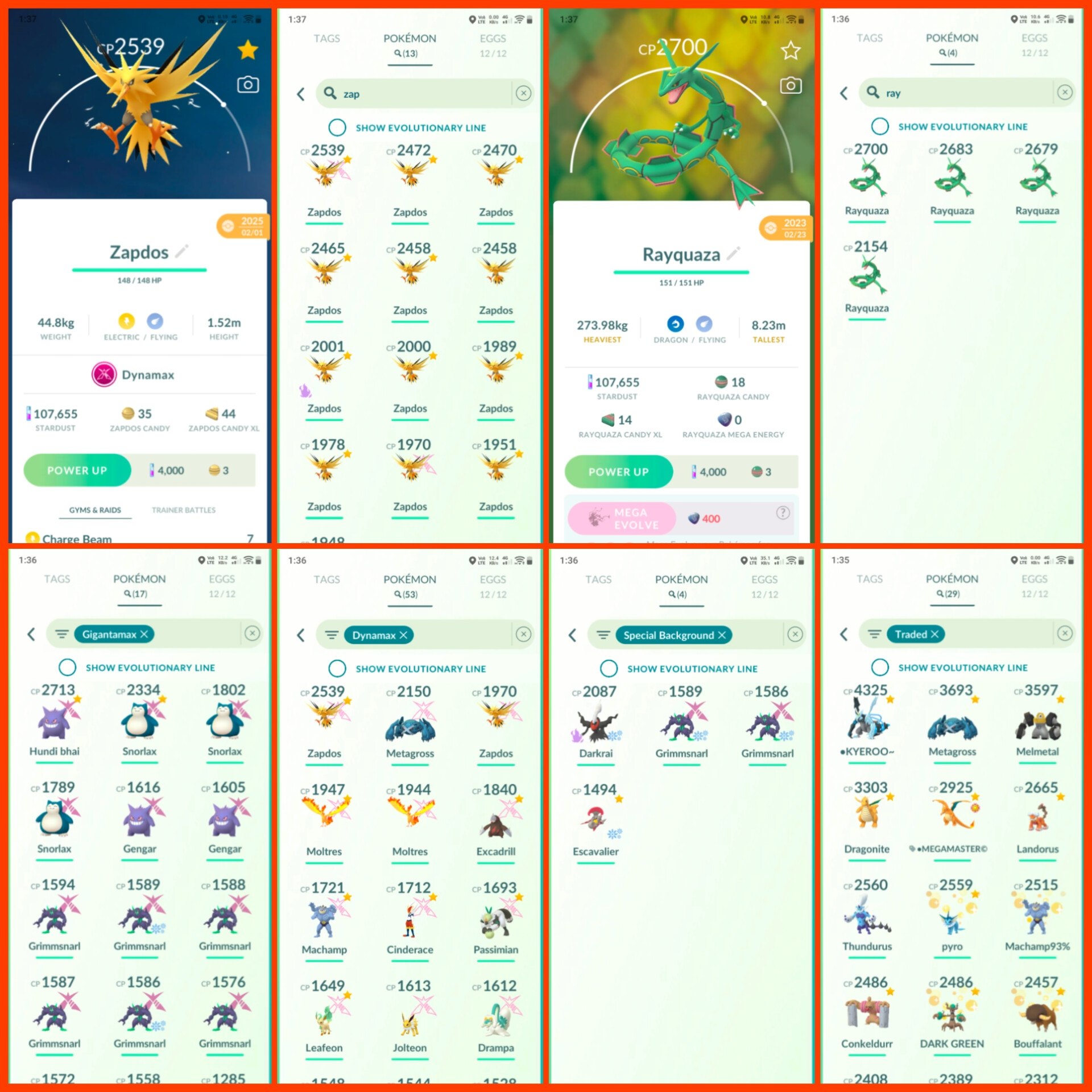 LEVEL 57 RARE PG ACCT | SHINY SHADOW MEWTWO APEX | 58 HUNDO IV) 116 SHINY | 218 LEGENDARY | 628 TRADABLE | RARE ACC - Image 6
