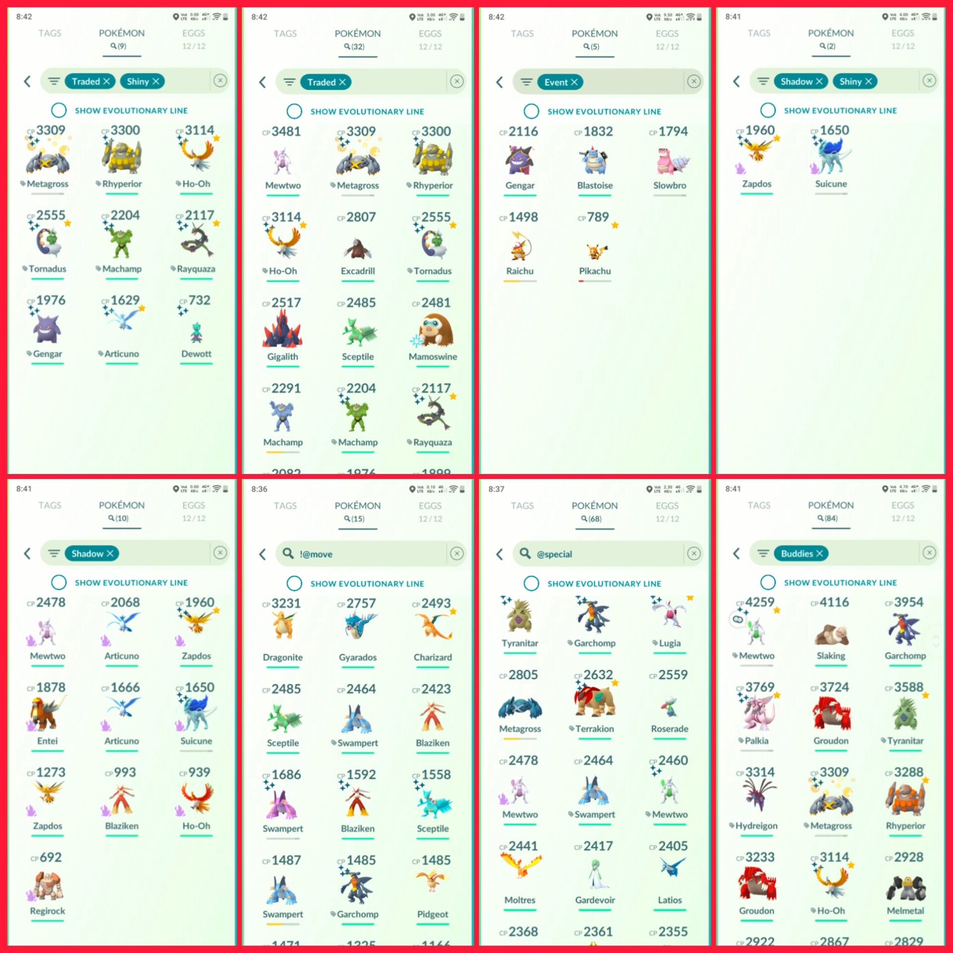 OLD ACCT 2019 PG LVL 52 | SHINY MEWTWO LUGIA HO-OH | 80 SHINY | 141 LEGENDARY | 286 TRADABLE | 15 HUNDO | RARE ACCT - Image 4