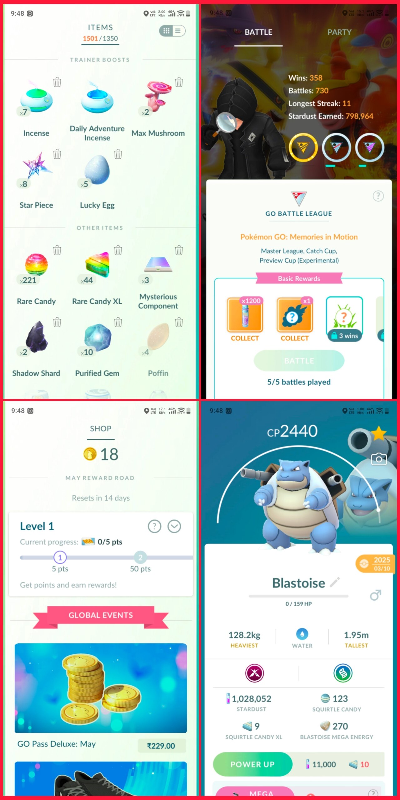 2017 OLD RARE LVL 59) 719 TRADEABLE PG) HO-OH ZAPDOS PG RARE) 228 LEGENDRY | RARE COLLECTOR - Image 4