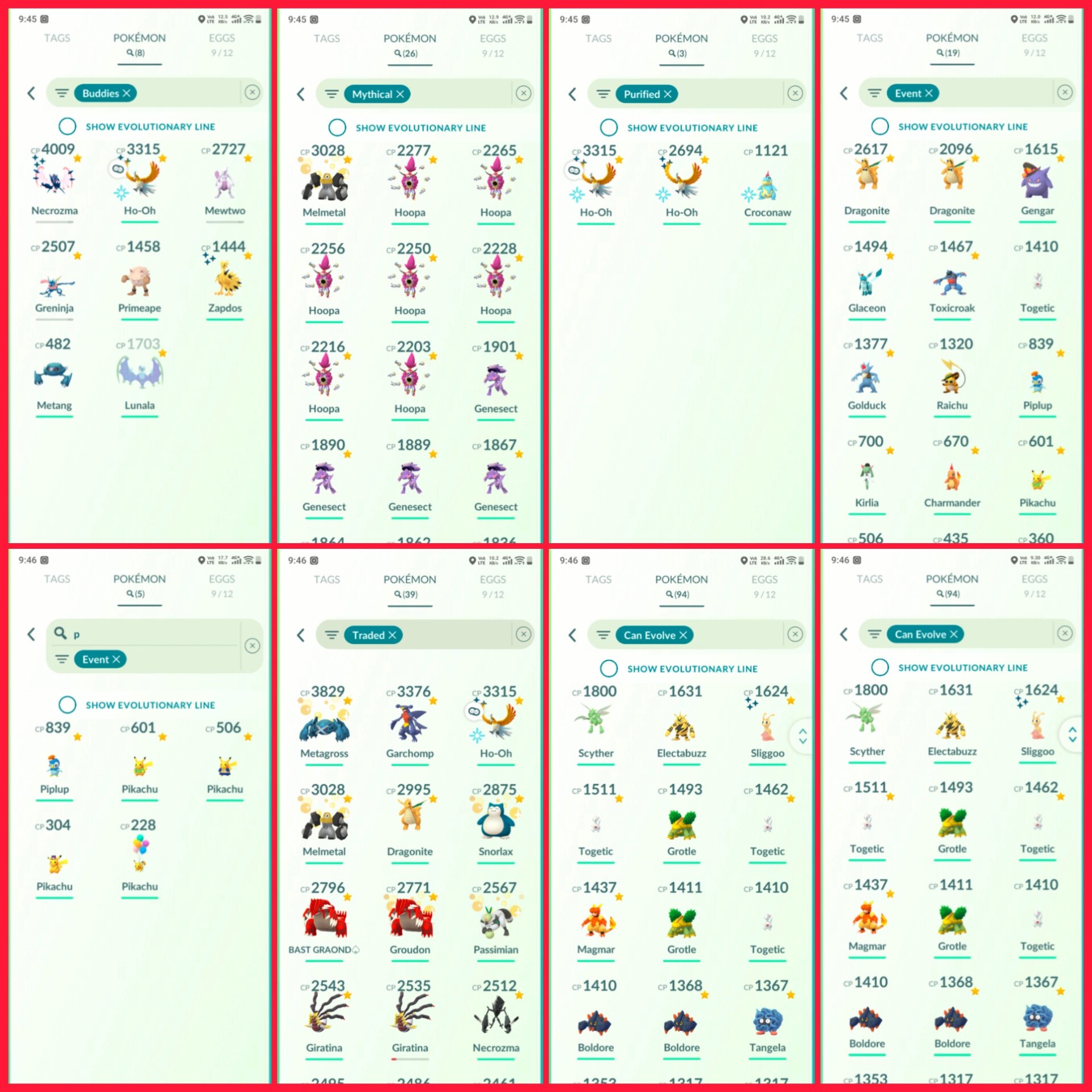 2017 OLD RARE LVL 59) 719 TRADEABLE PG) HO-OH ZAPDOS PG RARE) 228 LEGENDRY | RARE COLLECTOR - Image 6