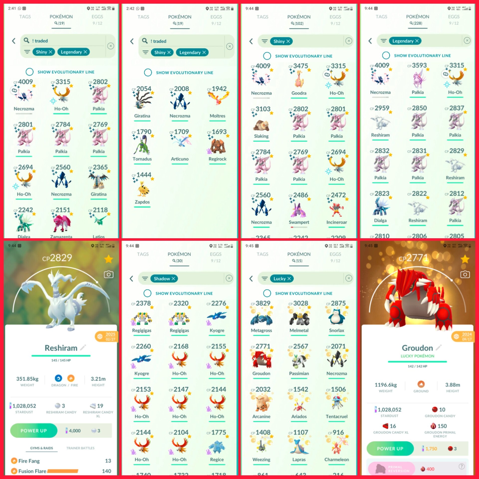 2017 OLD RARE LVL 59) 719 TRADEABLE PG) HO-OH ZAPDOS PG RARE) 228 LEGENDRY | RARE COLLECTOR - Image 8