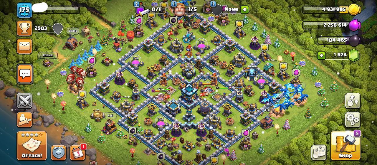 💥 TH13 SEMI MAX | Titan League Badge 🛡 | Blacksmith Ready 🔓 | 1000+ Rename Cards | Heroes 65/54/40/5 | BH-9 | Fast Delivery 🚚 - Image 3