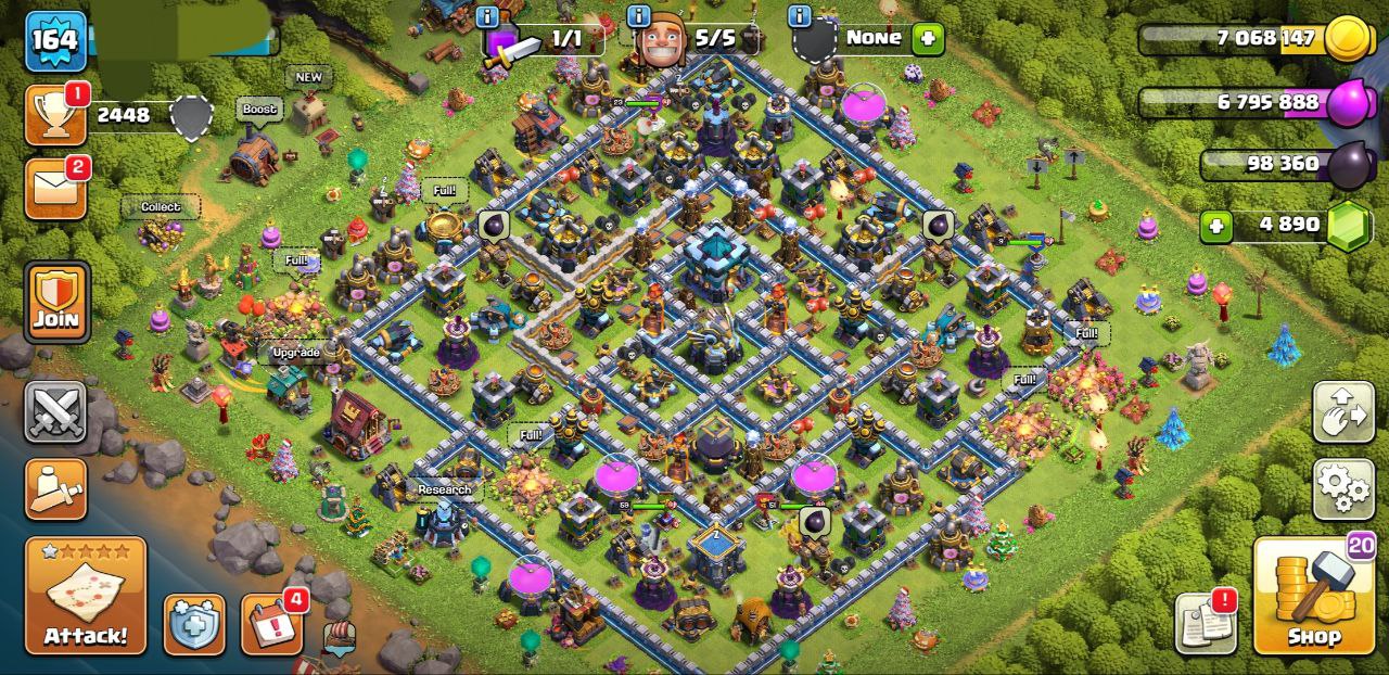 💥 TH13 SEMI MAX | Titan League Badge 🛡 | Blacksmith Ready 🔓 | 1000+ Rename Cards | Heroes 65/54/40/5 | BH-9 | Fast Delivery 🚚 - Image 2