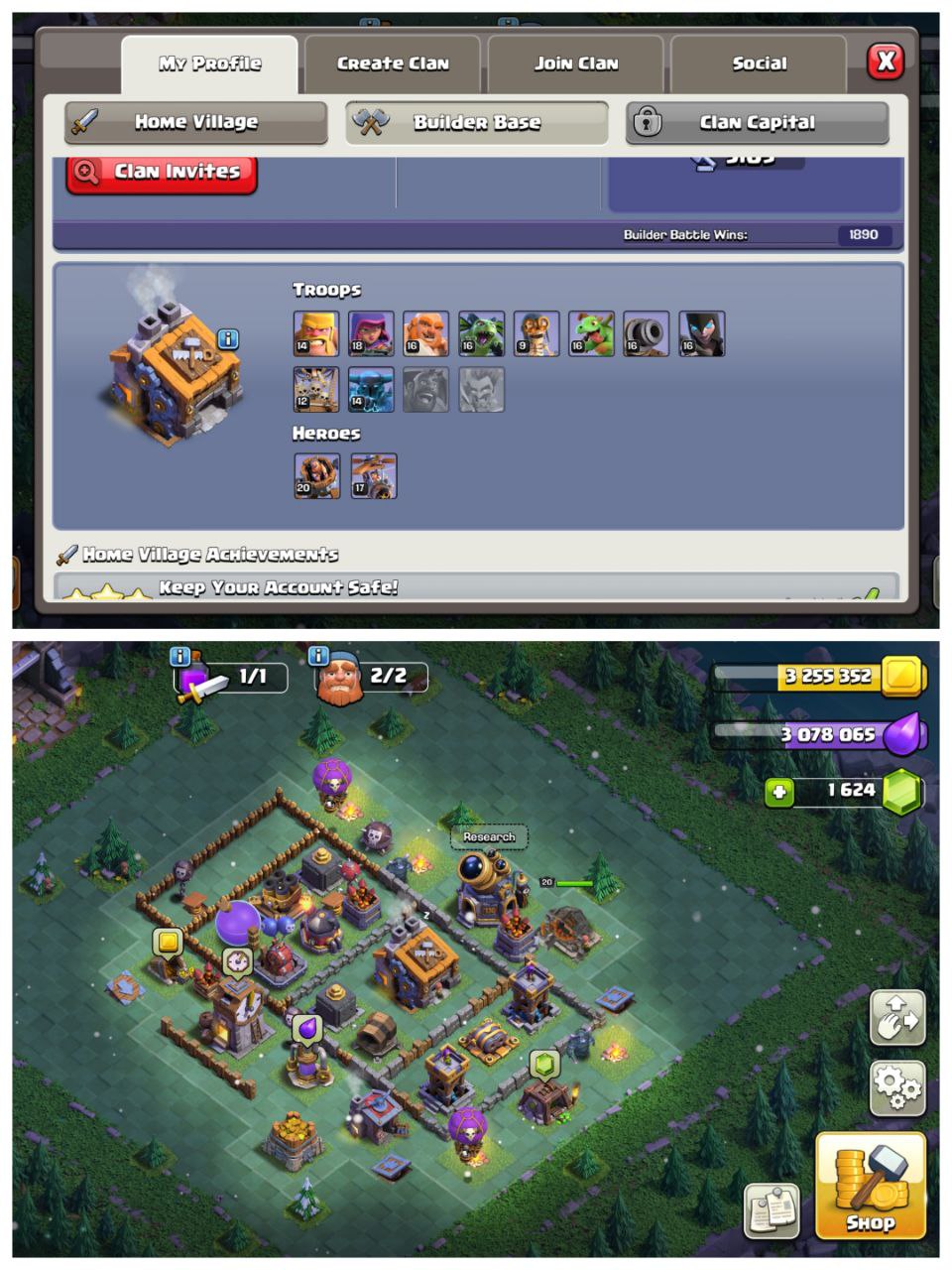 💥 TH13 SEMI MAX | Titan League Badge 🛡 | Blacksmith Ready 🔓 | 1000+ Rename Cards | Heroes 65/54/40/5 | BH-9 | Fast Delivery 🚚 - Image 6