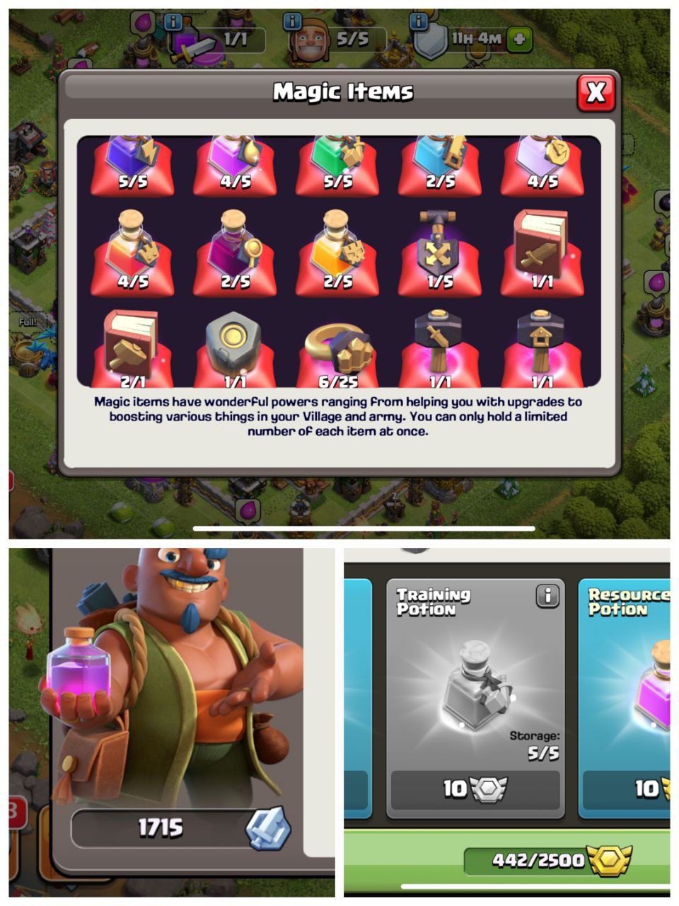 🎯 COMBO COC TH11 & BS | Level 140 | 55 Brawlers | 22K Cups | Max TH11 Base | 442 CWL & 1715 Raid Medals | 693 War Stars | Max Heroes | BH8 | Instant Delivery ✅ - Image 5